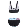 thumbnail image 4 of Womens Swimwear One Piece Athletic,AXXD Bikini Print Splicing Two-piece Swimwear Swimsuit Beachwear Set For New Arrival Black S, 4 of 8