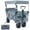 Grey, variant on Collapsible Wagon cart with Removable Canopy, Large All Terrain Wheels, Brake, Adjustable Handles, Cooler Bag, Grey Red