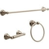 DISCONTINUED Galena 3-Piece Bath Hardware Set, Nickel