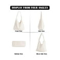 thumbnail image 5 of LAVA Hobo Bag Purses for Women, Soft Shoulder Bag Vegan Leather Tote Slouchy Handbag with Pouch (Beige), 5 of 7