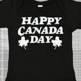 thumbnail image 4 of Inktastic Happy Canada Day with Distressed Maple Leaves Boys or Girls Baby Bodysuit, 4 of 5