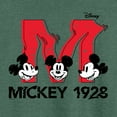thumbnail image 3 of Disney - Mickey & Friends - Large Letter M - 1928 - Glitch - Women's Lightweight French Terry Long Sleeve Shirt, 3 of 5