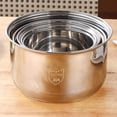 thumbnail image 6 of Food Grade Non-Stick Stainless Steel Inner Pot for Multifunctional Electric Rice Cooker, Replacement Cooking Pot, Easy Clean Inner Tank for Home Kitchen Cooker Parts and Accessory, 8*4in, Sliver, 6 of 6