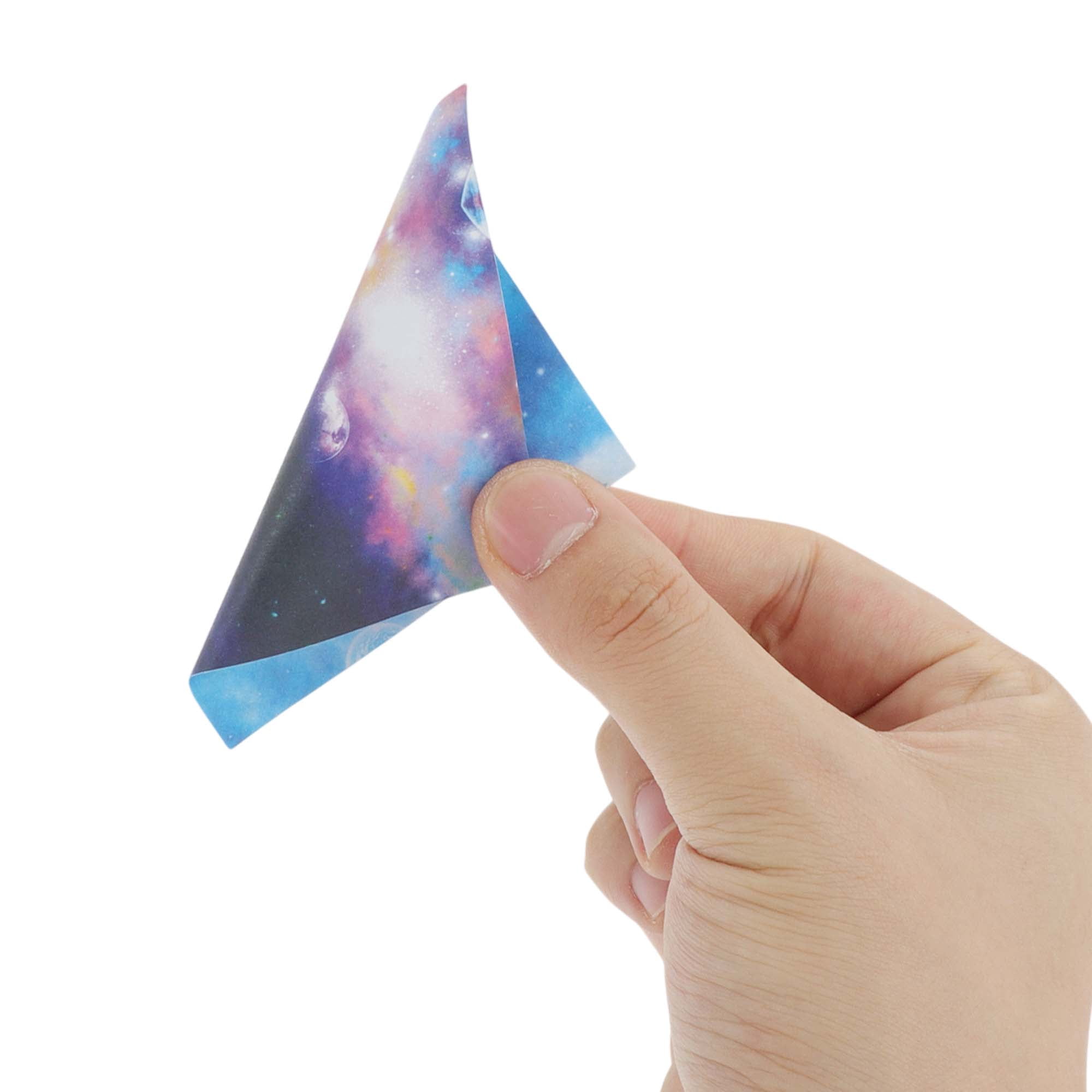 Unique Bargains 180Pcs Double-Sided Origami Paper for DIY Arts Yellow