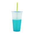 thumbnail image 5 of Color Changing Cups, Durable Plastic Cups, BPA-Free, Reacts with Cold Liquids, Set of 5, 5 of 9