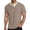 Khaki, variant on Mens T-Shirts Short Sleeve Shirt Knit Two Layer Casual Tee Top(Blue,XXL)