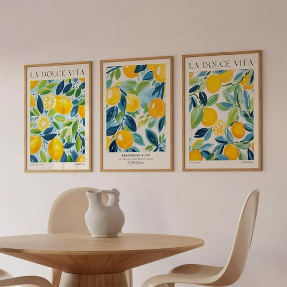 Vintage Botanical Wall Art Decor Antique Floral Canvas Wall Art Neutral Flower Prints Poster Vintage Farmhouse Pictures Painting for Living Room Bedroom Set of 3