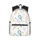 thumbnail image 1 of Balery Cute Tennis Rackets Mochila para Mujeres y Hombres, Mochila Ligera Casual para Viajes, Mochila Clásica Básica para la Universidad, 1 of 6
