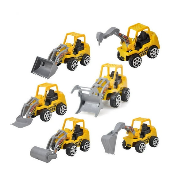Jouets de Véhicules de Construction Mini pour Enfants Bulldozer Rouleau Compresseur Excavatrice Modèle;Jouets de Véhicules de Construction Mini pour Enfants Bulldozer Rouleau Compresseur Modèle