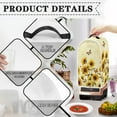 thumbnail image 4 of Yuyamidu Butterfly Blender Covers for Kitchen Appliance Cover Sunflower Blender Dust Cover Easy to Clean Dustproof Cover Foldable Juicer Soy Milk Machine Covers, 4 of 6