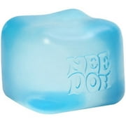 Nee Doh Nice Cube Squish Toy, Ages 3+ (Blue), 1ct