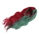 thumbnail image 4 of Peluca rizada larga roja y verde de moda para mujer, pelucas sintéticas para fiesta de Cosplay con flequillo, 66cm, 4 of 8