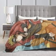thumbnail image 3 of Flannel Light Weight Blankets Quilts Air conditioning Blankets Vertical Naruto Naruto, 3 of 5