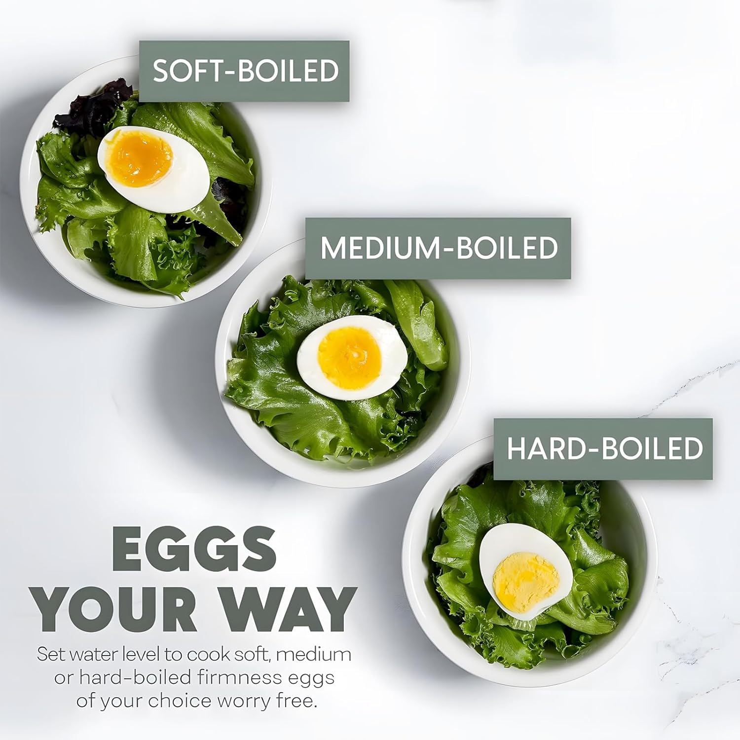 Sunny Side Up Egg Maker, 2025 New Sunny Side Master Egg Cooker 6 Egg Capacity, Soft, Medium, Hard Boiled, Poacher, Stainless Steel Electric Rapid Eggs Cooker With Auto Shut-Off, BPA Free (1 PCS)
