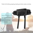 thumbnail image 3 of Fishing Waist Bag with Rod Holder, Waterproof PVC, Adjustable Strap, Multi Functional, Lightweight for Fishing Hiking Cycling Travel, 3 of 8