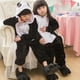 thumbnail image 3 of Traje de Kigurumi para niños, disfraz de conejo, elefante, murciélago, pijama de Navidad con cremallera, 3 of 4