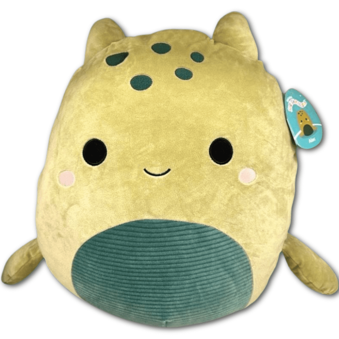 Squishmallows 16" Alec the Sea Monster Large Olive Green Plush Toy