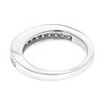 thumbnail image 2 of Ladies Thin 14K Natural 0.6 Ctw Diamonds Designer Engagement Ring Band (White Gold Size 4.5), 2 of 3