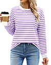 White Purple Stripe