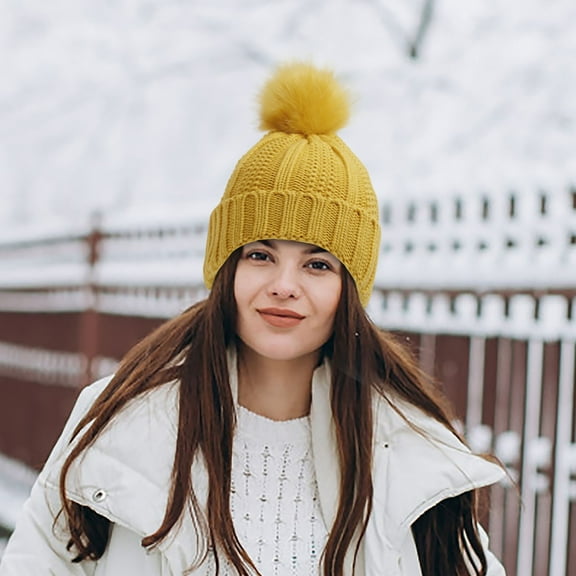 Winter Hats for Women - Soft Knit Cap with Warm Ear Coverage