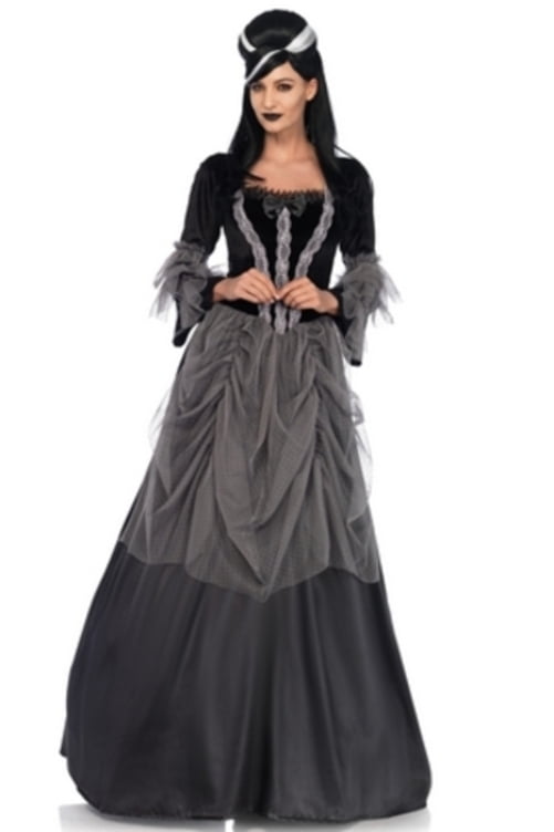 Adult Women's Vintage Style Victorian Steampunk Halloween Costume Dress S M L XL 