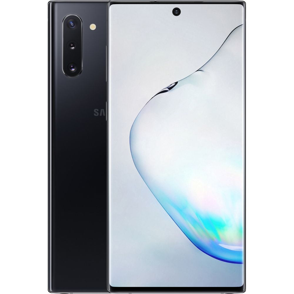Restored Samsung N970U Galaxy Note 10 256GB Fully Unlocked Phone Aura Black (LCD DOT) (Refurbished)