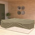 thumbnail image 6 of Flexiyard Outdoor Sectional Sofa Cover, 83"X115" Waterproof 600D Patio Furniture Cover, 6 of 6