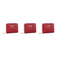 thumbnail image 2 of Qarigey Cartera compacta y elegante con tarjetero para el día a día Cartera Tarjetero Carteras pequeñas Monedero rojo vino Type1 NO1, 2 of 6