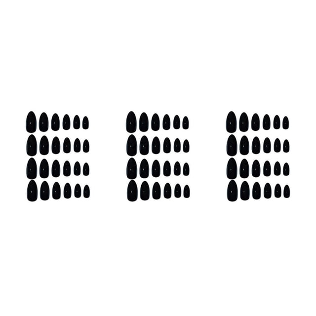 Qarigey 24 Pieces False Nails Press-on Stick-on Full Tips Nail DIY Fingernails Wearable Tips Manicure Supplies Art Sticker Cover Tools Type1 NO1 Qarigey CBP469619