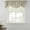 Brown, variant on Green Brown Wildflowers Tie Up Valance Curtains for Windows, Kitchen Curtains Window Treatments, Modern Floral Butterfly Plant Short Window Shades Valances for Bedroom Bathroom Cafe 42"x18"
