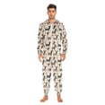 thumbnail image 5 of Adult Christmas Onesie Cute Dachshund Dogs Adult Zipper One-Piece Pajamas Unisex Pajamas with Pockets, 5 of 6