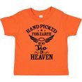 thumbnail image 3 of Inktastic Handpicked for Earth By My Tio in Heaven with Angel Wings Boys or Girls Toddler T-Shirt, 3 of 5
