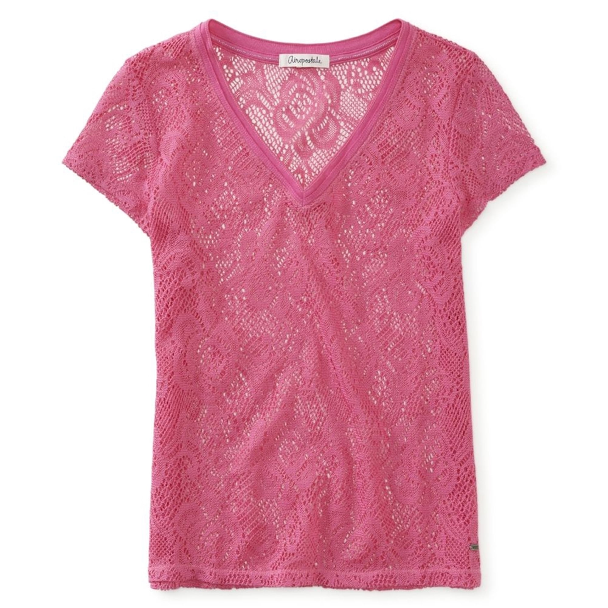 AEROPOSTALE Womens Lace Pullover Blouse