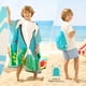 thumbnail image 2 of Toalla de playa Joiedomi para niños con capucha de tiburón de 3 a 10 años con mochila, 2 of 7