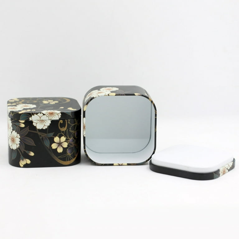D GROEE Metal Tinplate Box Small Packaging Mini Square Tin Cases