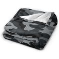 thumbnail image 2 of Military Camouflage Bed Blanket Ultra Soft Army Camo Throw Blanket All Season Warm Light Weight Cozy Plush Blankets for Home Bedroom Sofa Chair Travel, 60"X80", 2 of 6