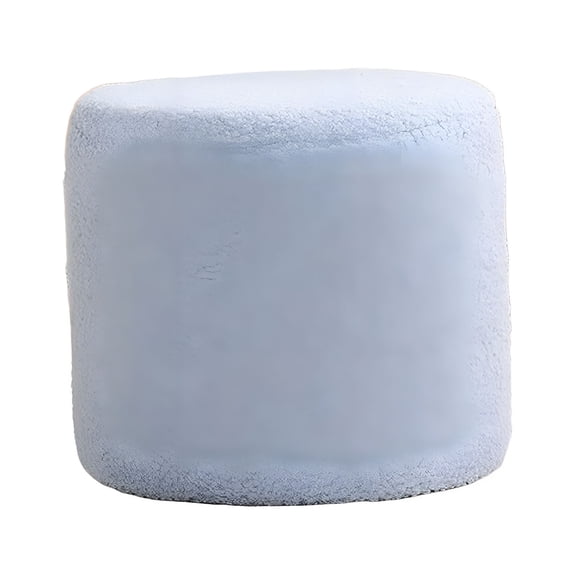 XIBUFE 2026 New Foot Rest Stool Sofa Tea Stool Seat Chair,Stable Footstool Bench,Small Cylinder Stool for Apartment Entryway Nursery Bedroom Living Room Blue