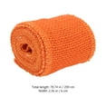 thumbnail image 3 of Miangastore 2M Jute Burlap Ribbon Roll for Christmas Decoration (Orange), 3 of 8
