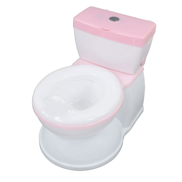 Inodoro ANGGREK simulación de asiento para niños pequeños fácil limpieza sonido de descarga con caja de almacenamiento soporte para papel