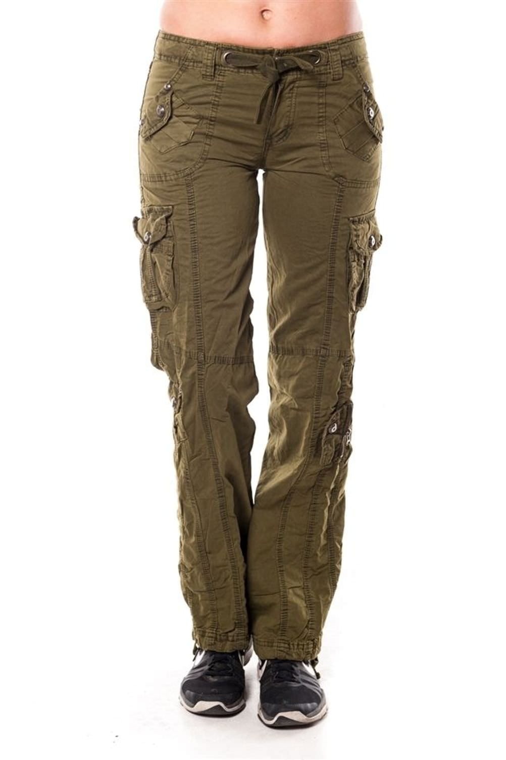 brown cargos women's