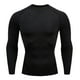 thumbnail image 1 of Camisetas deportivas Prolriy para hombre, de manga larga, para fitness, correr, térmicas, musculosas, de compresión, para gimnasio, color negro XXXL, 1 of 2