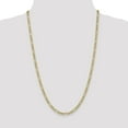 thumbnail image 2 of 14K Yellow Gold 4.40mm Semi-Solid Figaro Chain 20 Inch, 2 of 5