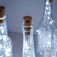 thumbnail image 3 of Luces LED para botellas LoveNite 20 LED con forma de corcho y alambre plateado, paquete de 24, 3 of 6