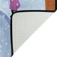 thumbnail image 5 of SKYSONIC Winter Village Landscape Non-Slip Area Rug, Cute Snowman Floor Carpet Comfort Floor Mats Decor for Indoor Front Porch,Living Room, Bedroom,Kitchen,72"x48", 5 of 5