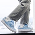 thumbnail image 5 of CHICVOMEY Retro Platform Sneakers for Women Fashion Sneakers Non-Slip Casual Lace Up Trendy Shoes Walking Shoes, 5 of 6