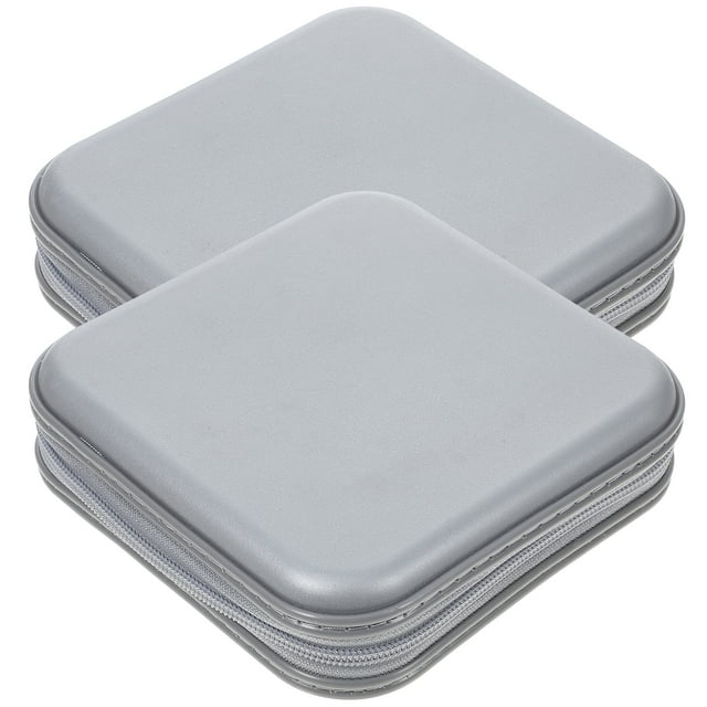 2 Pcs Étui Cd Organisateur Dvd Support Cd Étui de Rangement 40 Emplacements Léger Portefeuille Cd