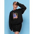 thumbnail image 2 of Muslim Woman Color Portrait Sweatshirt Women -Image by Shutterstock, Female Large, 2 of 4