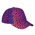 thumbnail image 3 of Balery Leopard Neon Rainbow Gradient Baseball Cap For Women Men,Adjustable Size For Running Workouts And Outdoor Activities All Seasons, 3 of 9
