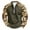 Camouflage, variant on Y2K Men's Fall Winter Polo Zip Up Sweatshirt, Printed Camouflage Pullover for Retro Style, Daily Wear and Youth Fashion,Army Green,L