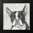 thumbnail image 2 of Cartissi 12x12 Black Modern Framed Museum Art Print Titled - A Very Neutral Modern Dog X, 2 of 5